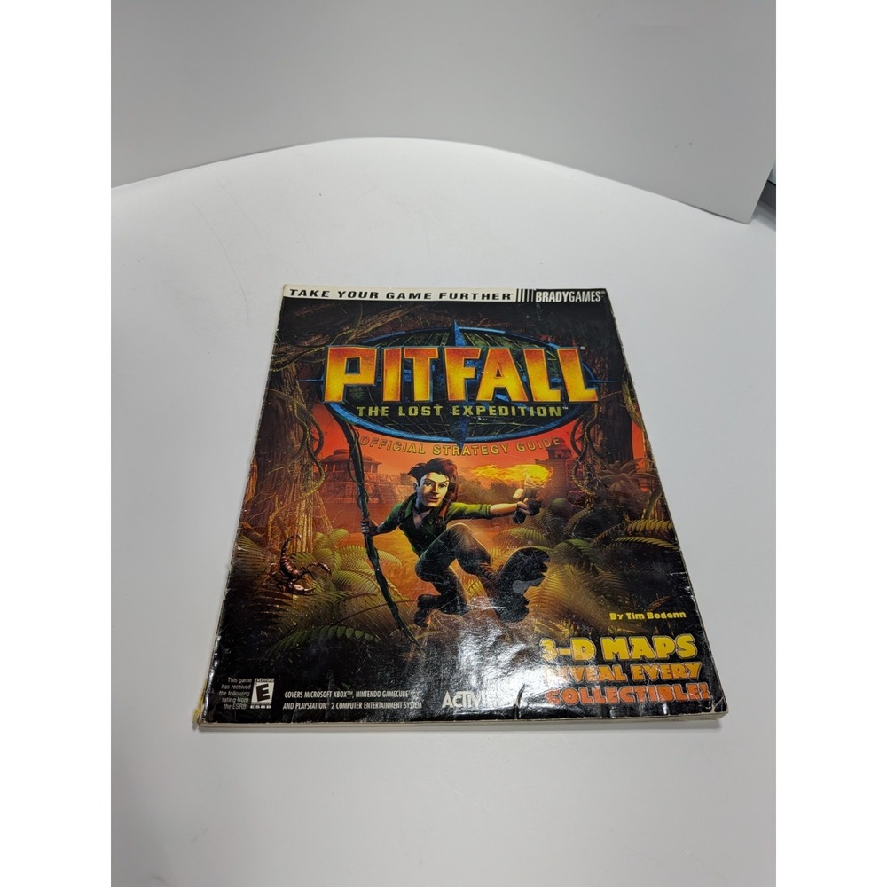 BradyGames Pitfall: The Lost Expedition Poster  And‎ Manual Rare